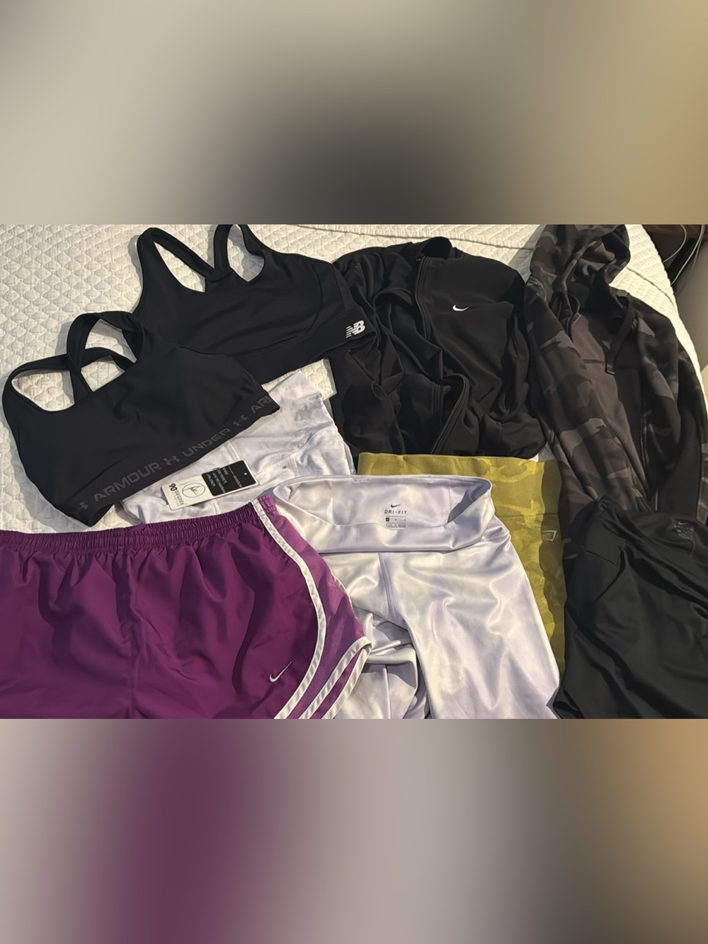 Athletic Activewear Bundle — Black, Purple, Lavender, Olive